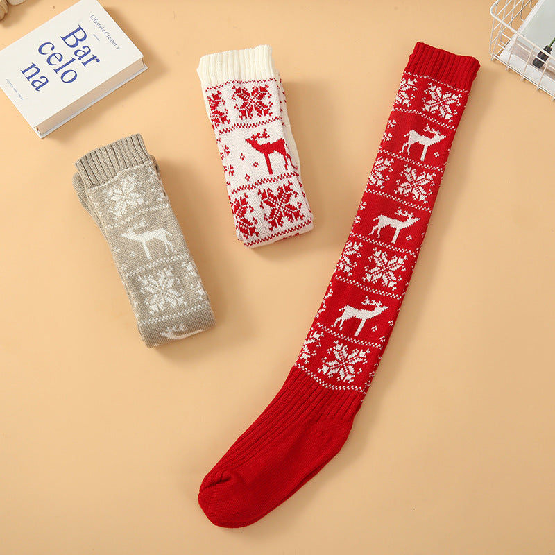 Christmas Women Long Socks