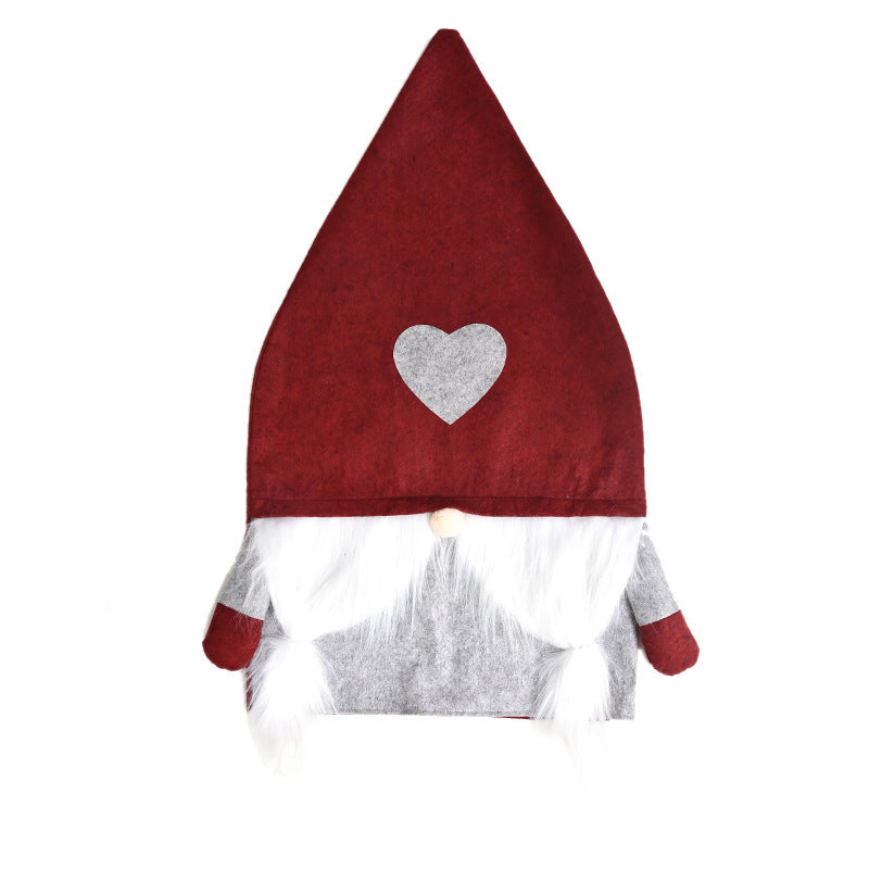 New Christmas Restaurant Decoration Supplies Chair Cover Fabric